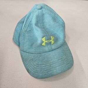 Under Armour Women Hat OSFA Light Blue UA Free Fit‎ Adjustable Straps Cap  READ
